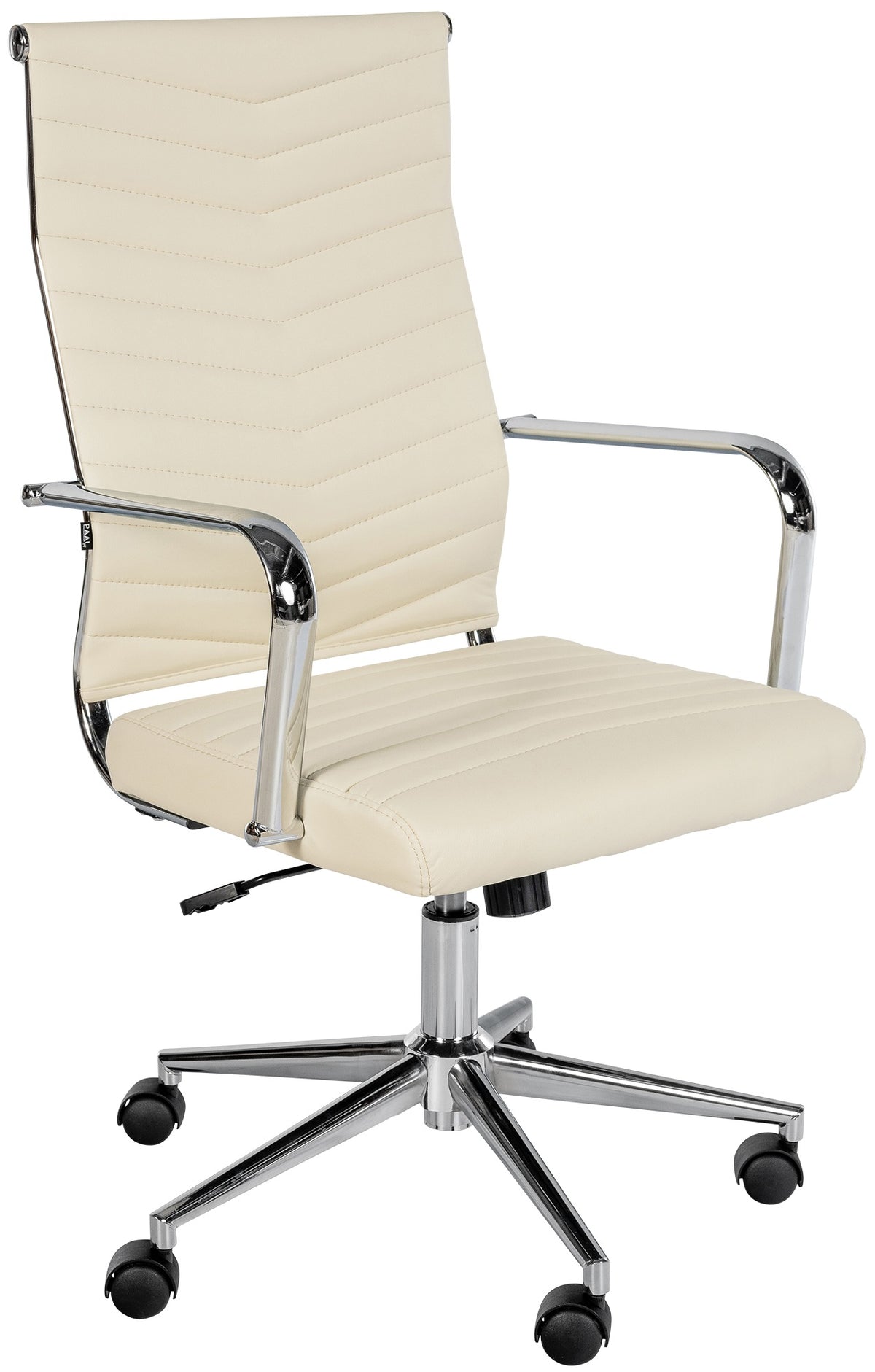Bureaustoel Canby kunstleer creme creme