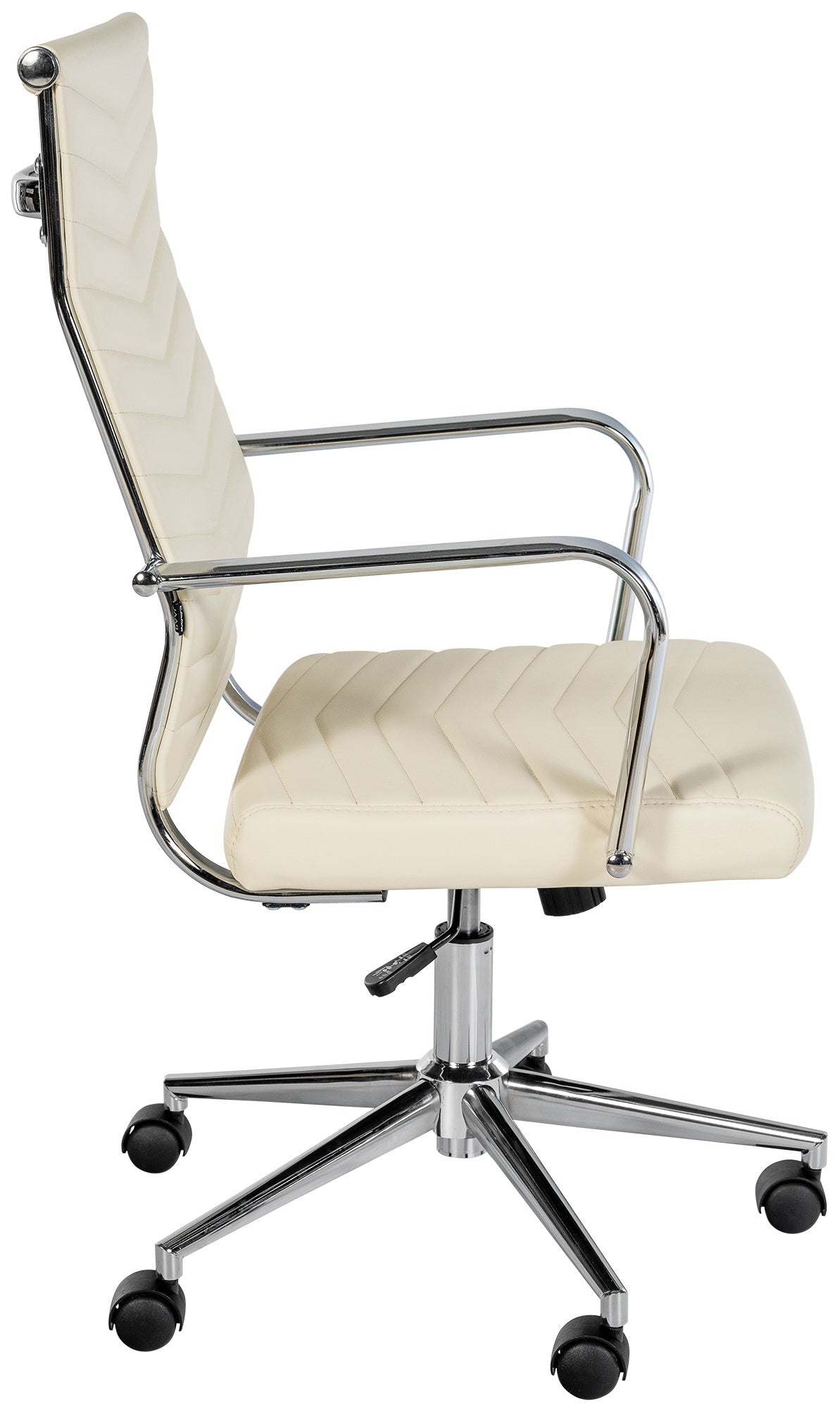 Bureaustoel Canby kunstleer creme creme