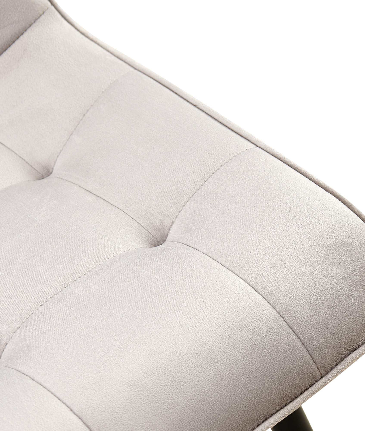 Set van 2 eetkamerstoelen Gifford fluweel grijs,Fluweel grau