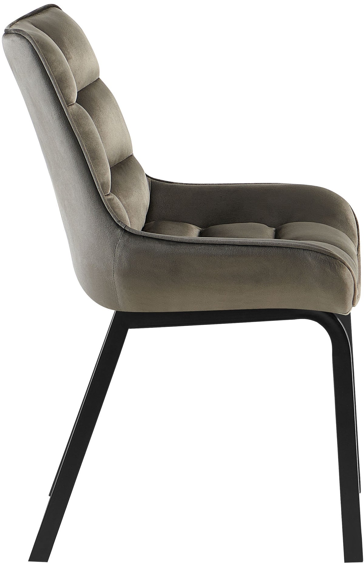 Set van 2 eetkamerstoelen Saranda antraciet,Fluweel anthrazit