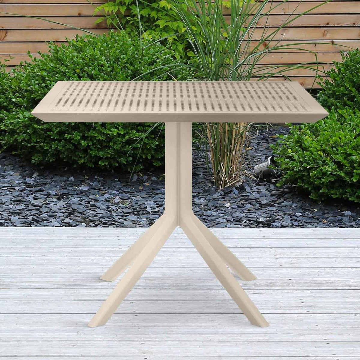 Tafel Sky 80 cm taupe taupe