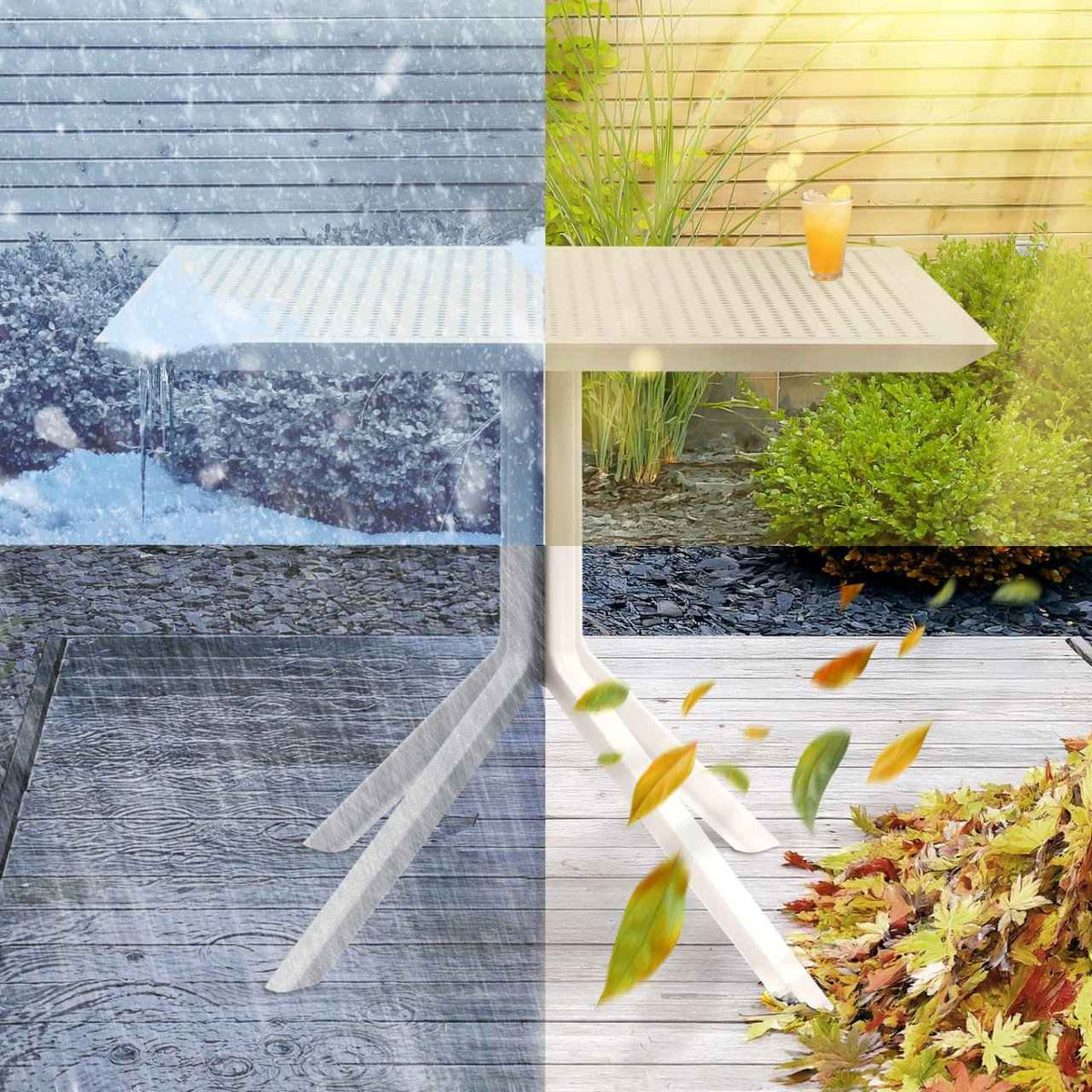 Tafel Sky 80 cm wit weiß