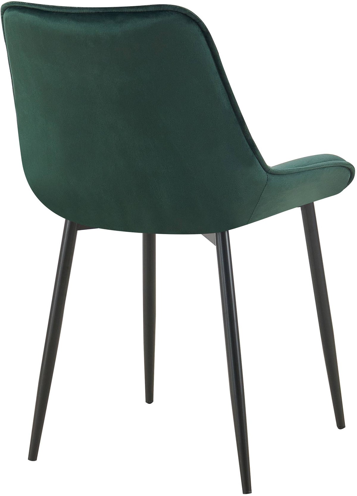 Set van 2 eetkamerstoelen Wallace fluweel groen grün