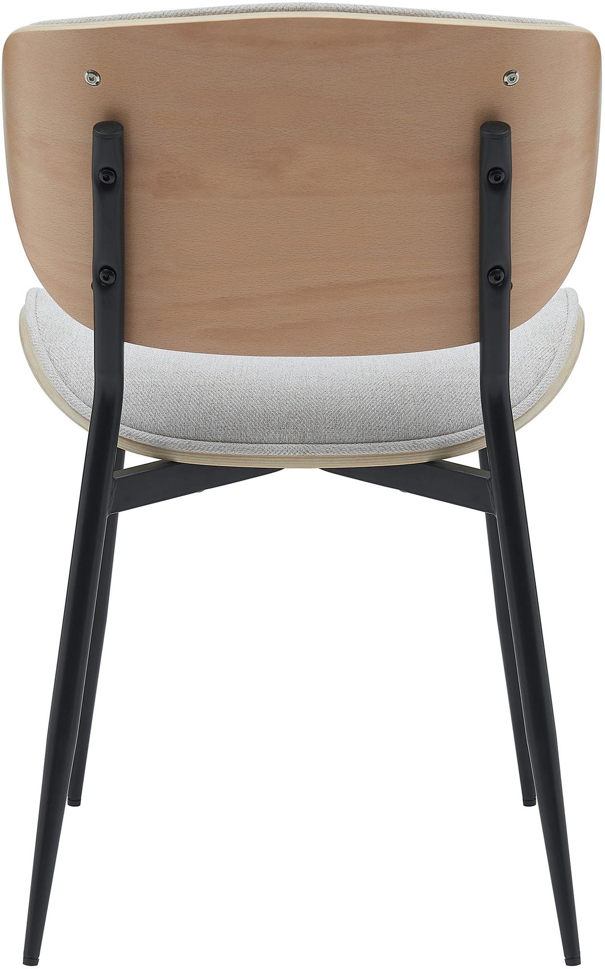 Set van 2 Eetkamerstoelen Enid natura/creme,Stof natura/creme