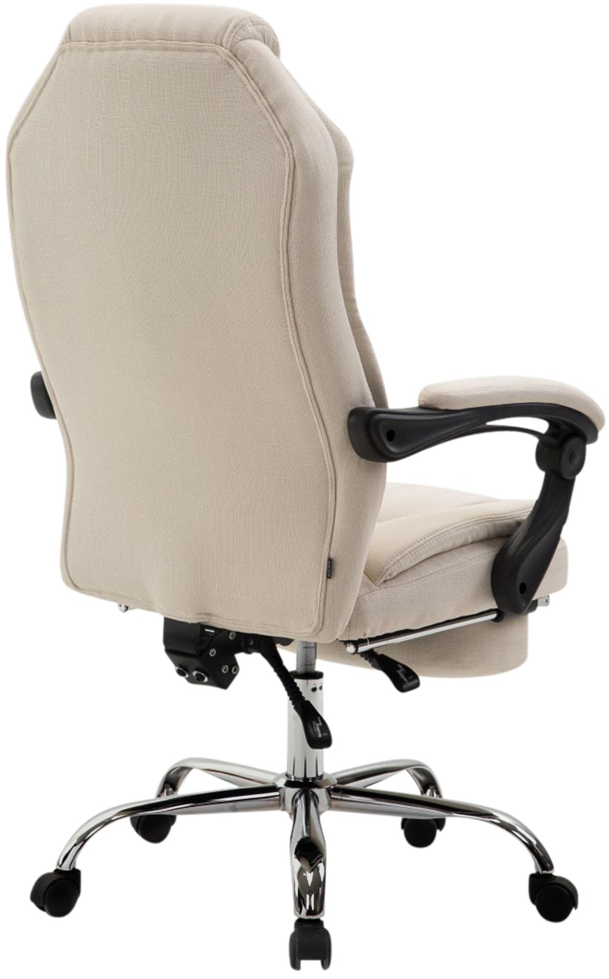 Bureaustoel Castle Stof creme creme