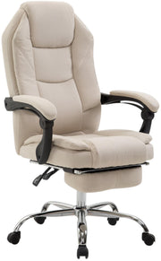 Bureaustoel Castle Stof creme creme