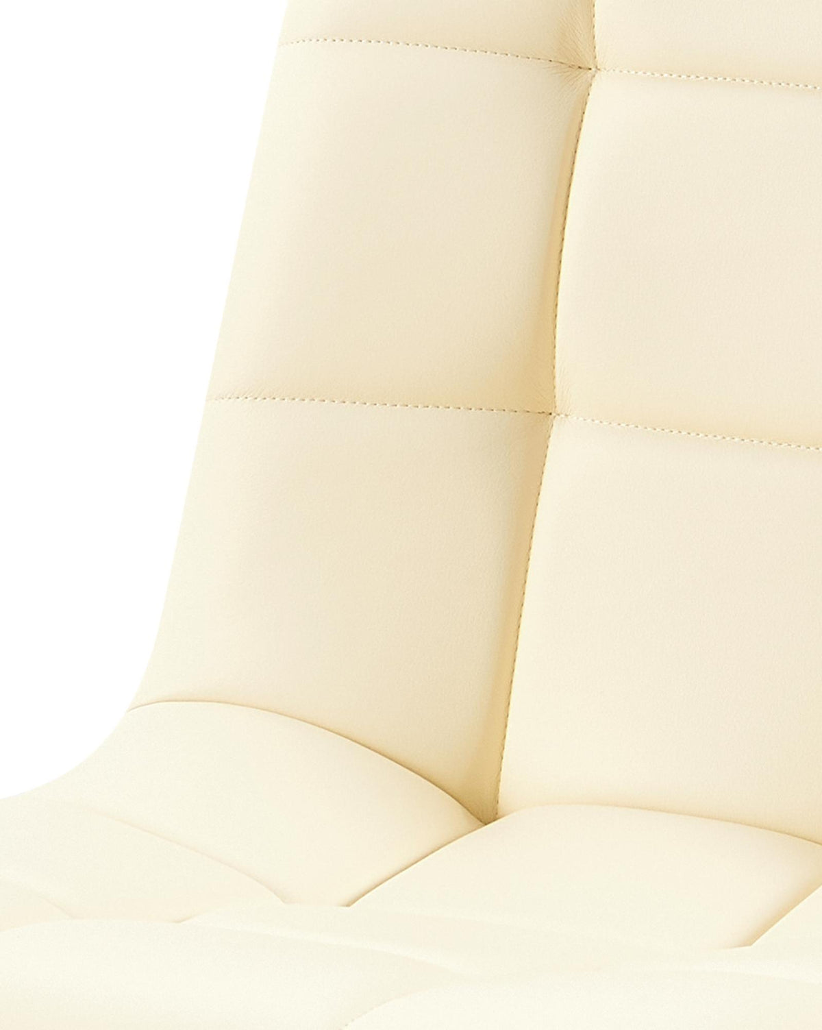 Eetkamerstoel Antibes Kunstleer creme creme