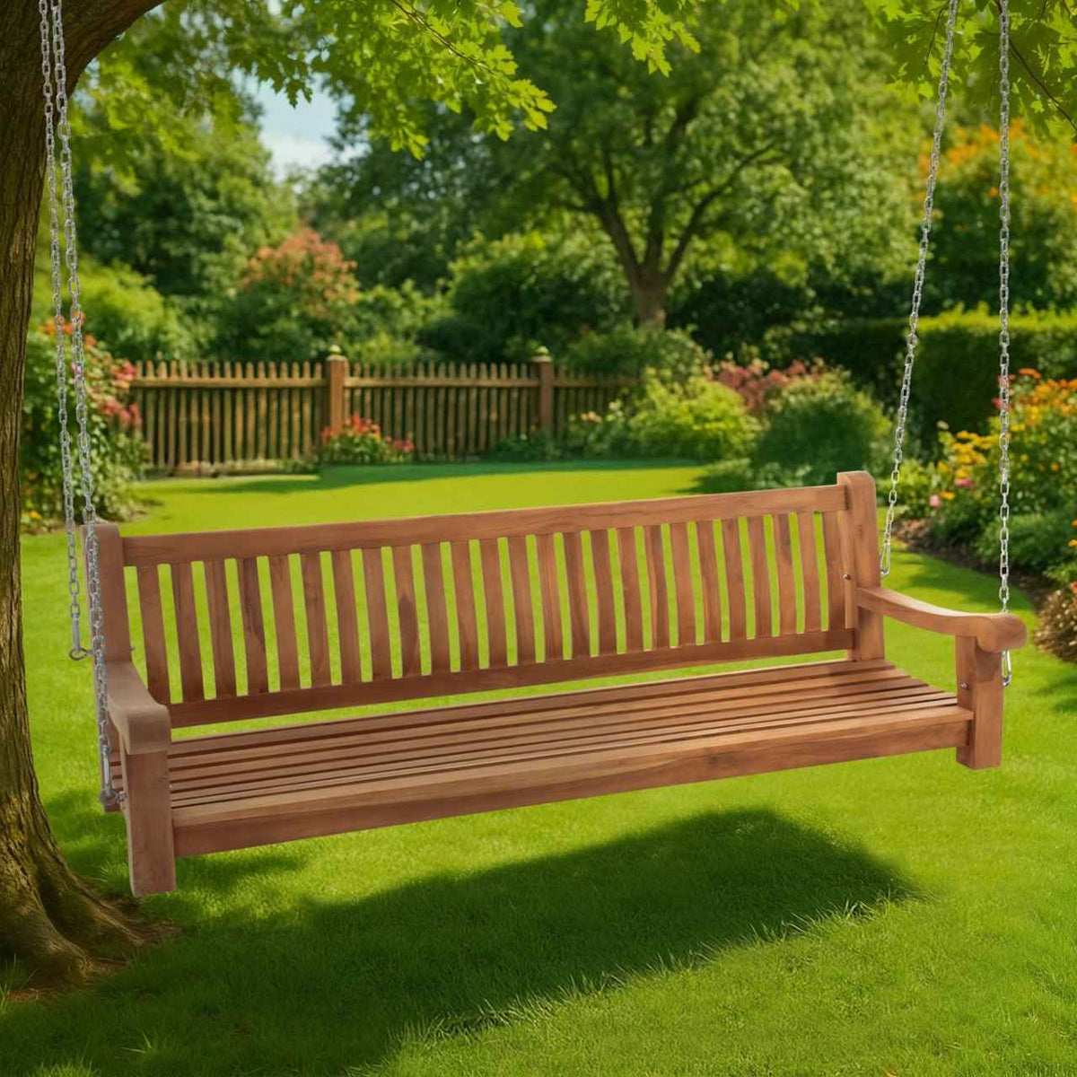 Teakhouten bank Joyce teak,200 cm teak