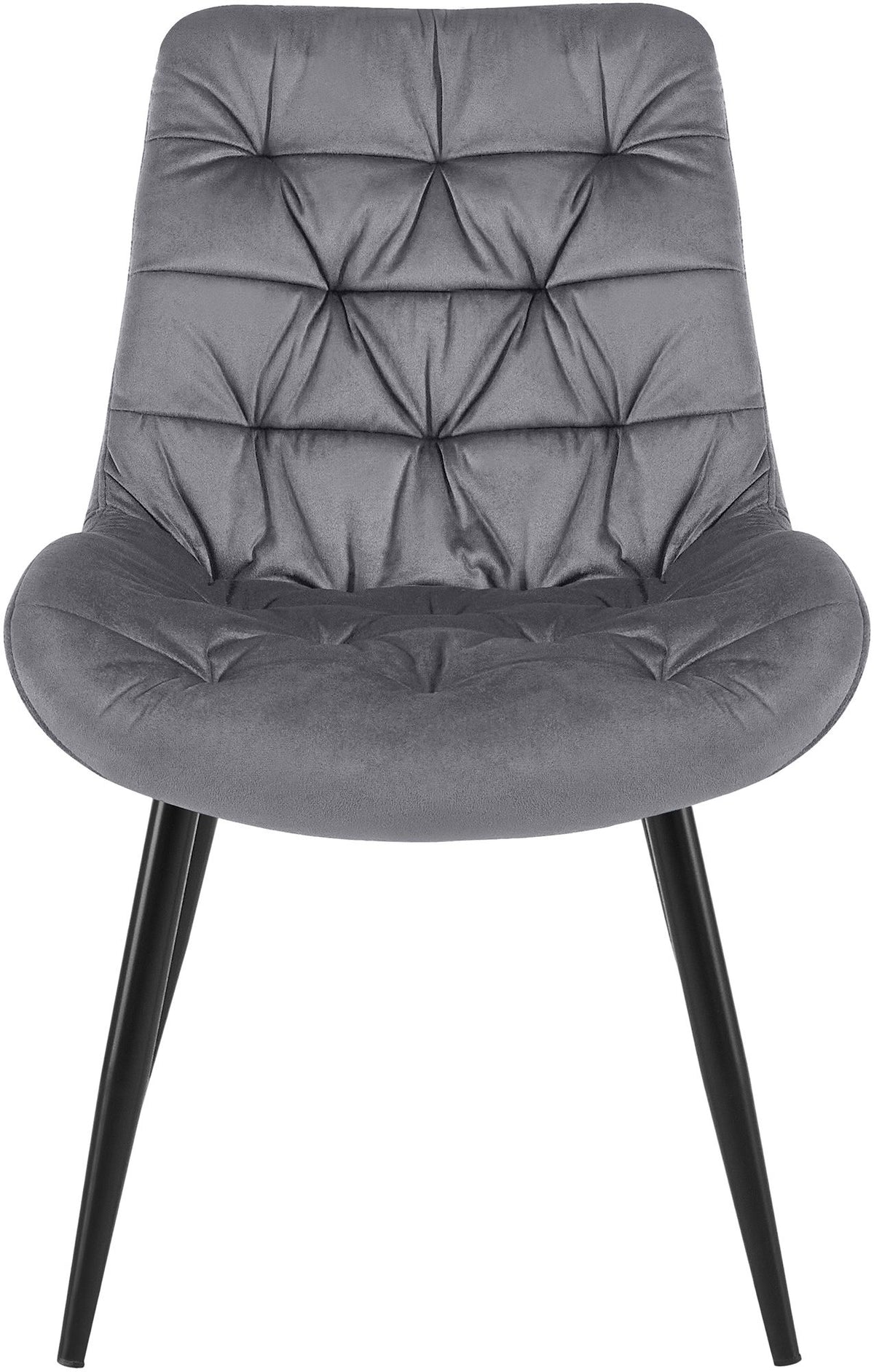 Set van 2 Eetkamerstoelen Rossford donkergrijs dunkelgrau