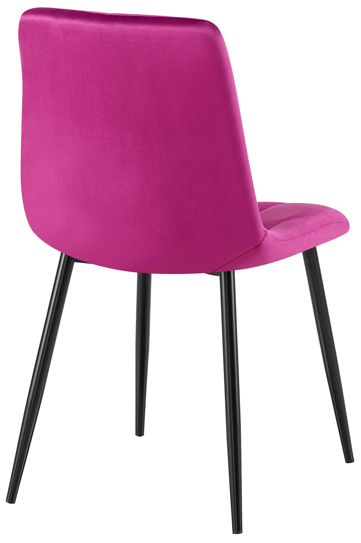 Set van 2 Eetkamerstoelen Clairton purper,Fluweel lila