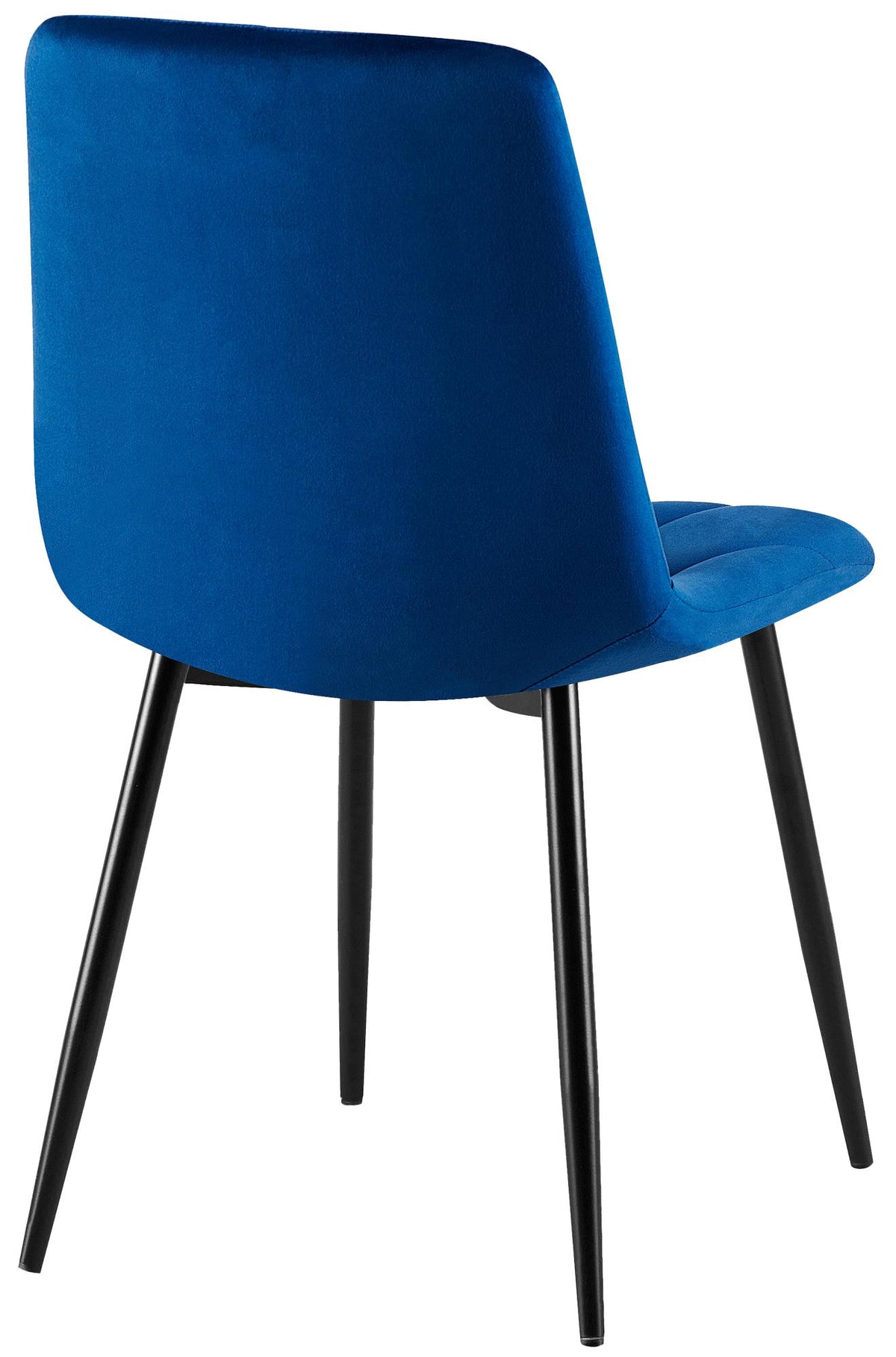 Eetkamerstoel Clairton fluweel Fluweel,donkerblauw dunkelblau