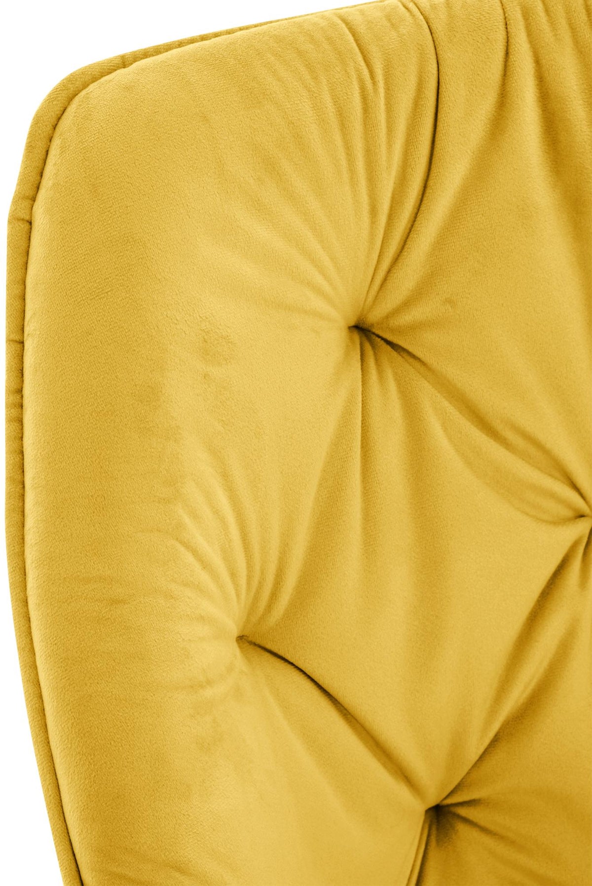 Set van 2 eetkamerstoelen Tanna fluweel geel gelb