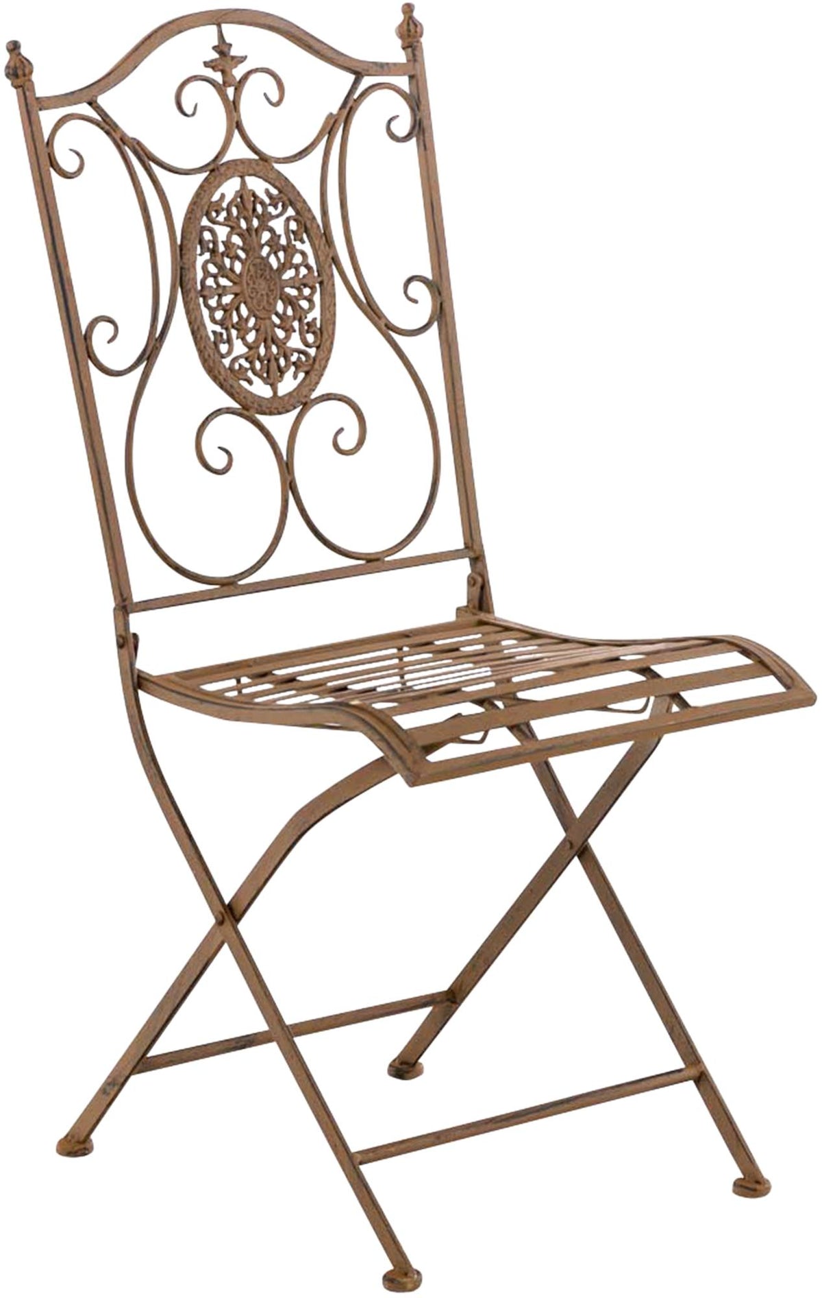 Set van 2 tuinstoelen Sibell antiek bruin antik braun