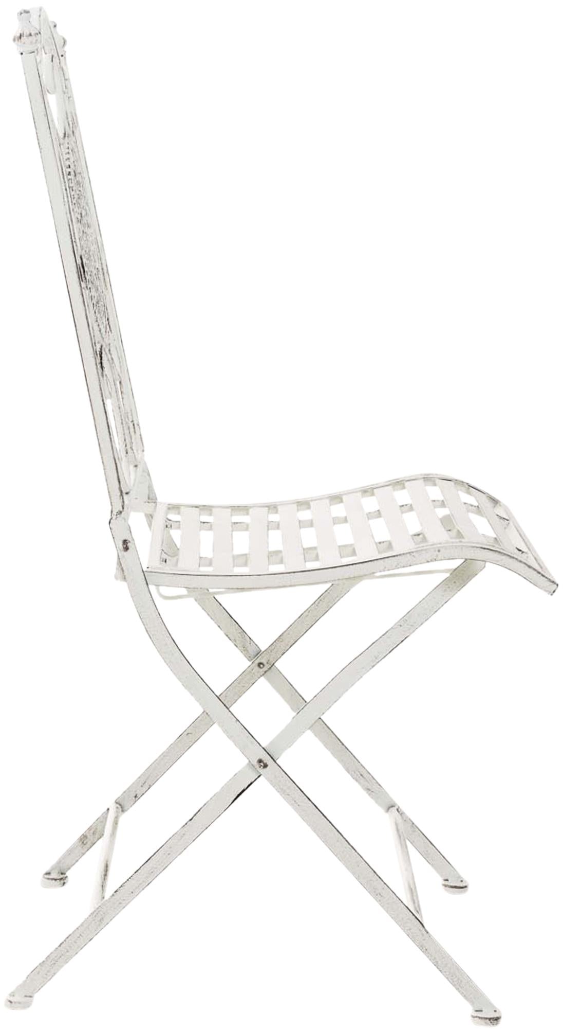 Set van 2 tuinstoelen Sibell antiek/wit antik weiß