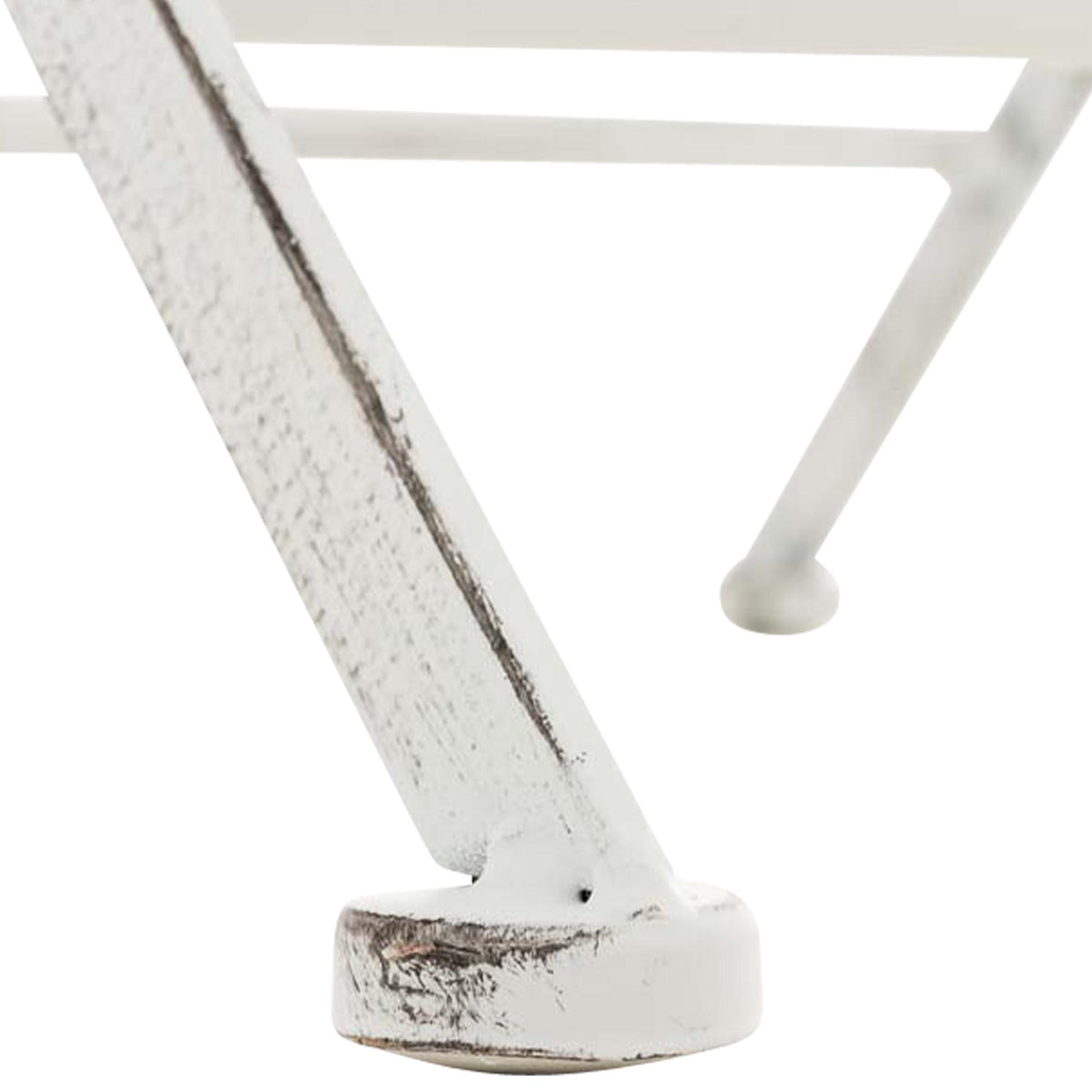 Set van 2 tuinstoelen Sibell antiek/wit antik weiß