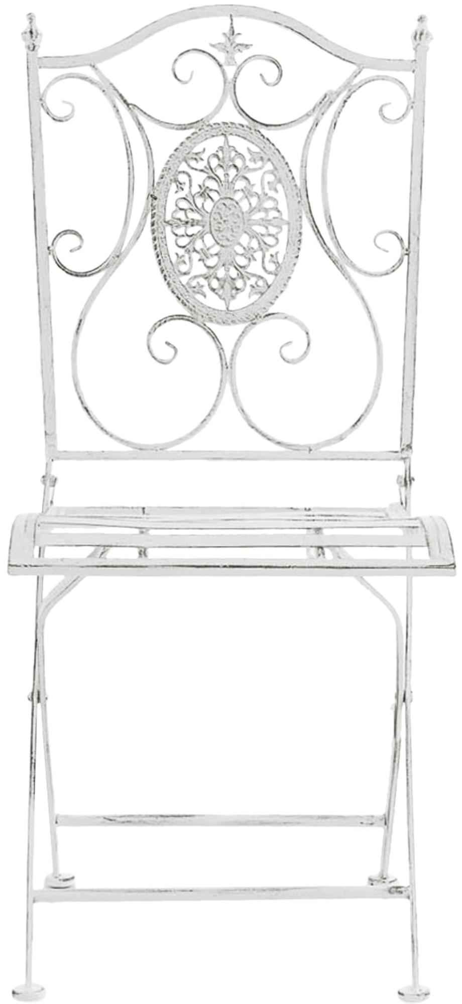 Set van 2 tuinstoelen Sibell antiek/wit antik weiß