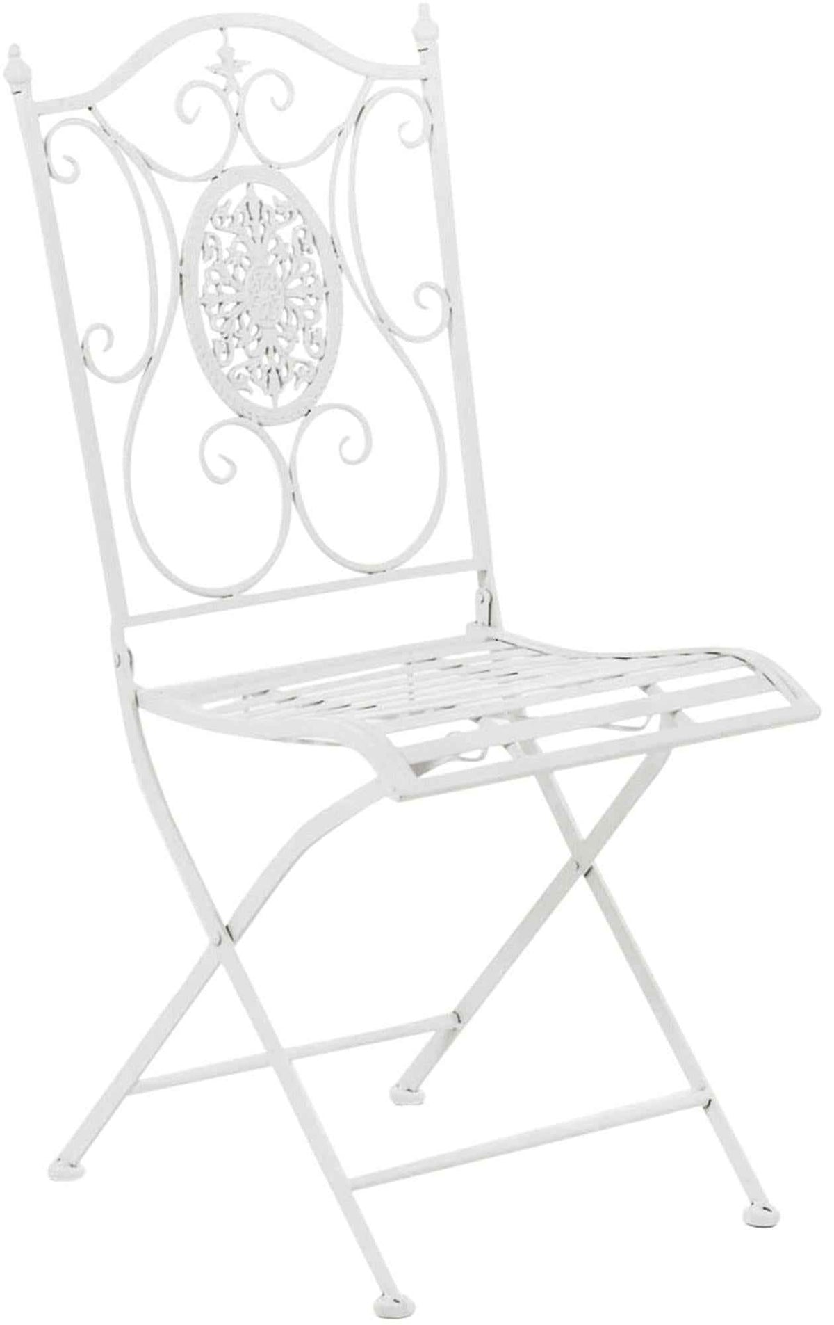Set van 2 tuinstoelen Sibell wit weiß