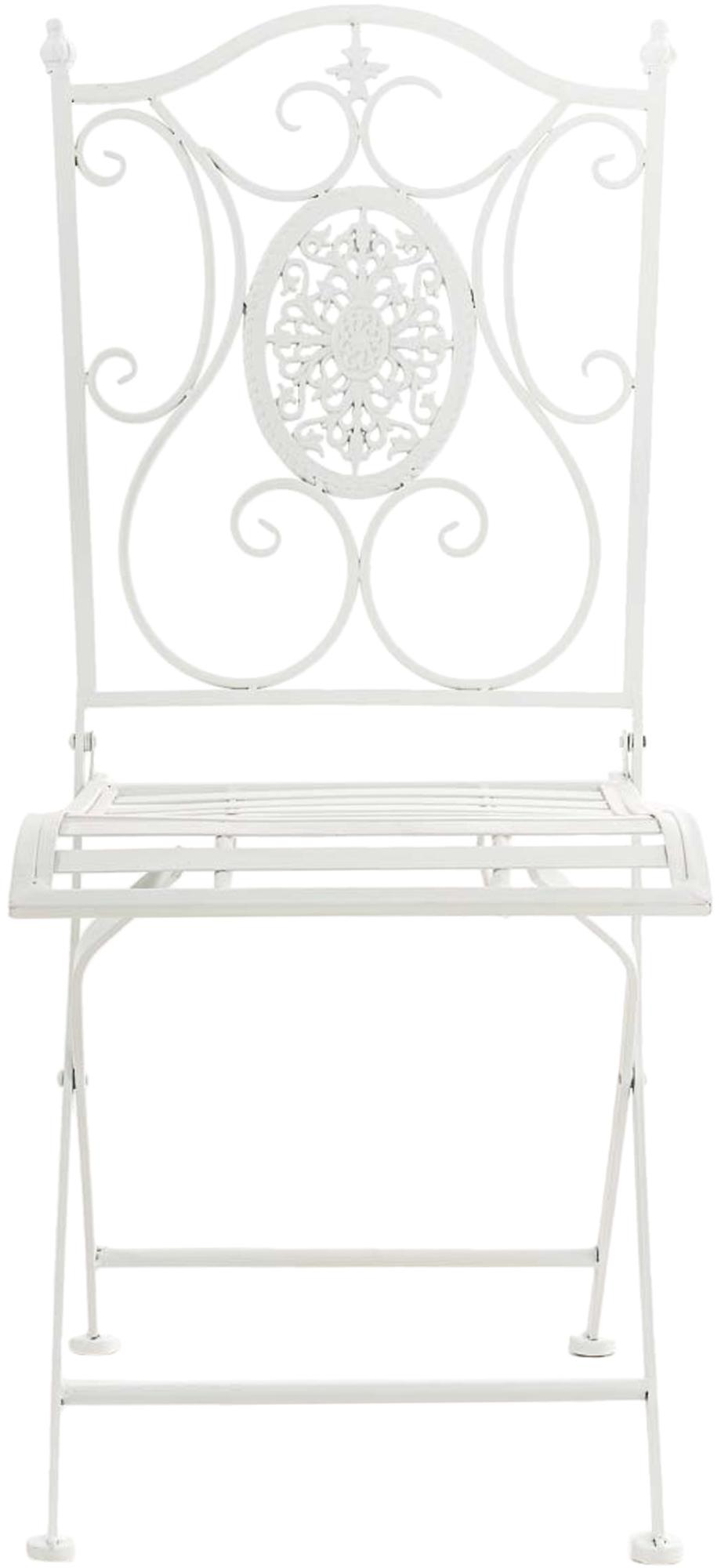 Set van 2 tuinstoelen Sibell wit weiß