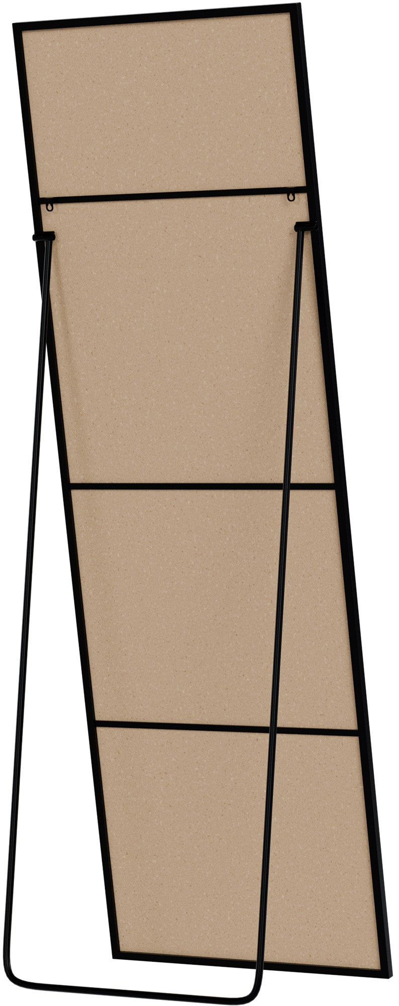 Spiegel Benicia 150x50 cm schwarz-matt