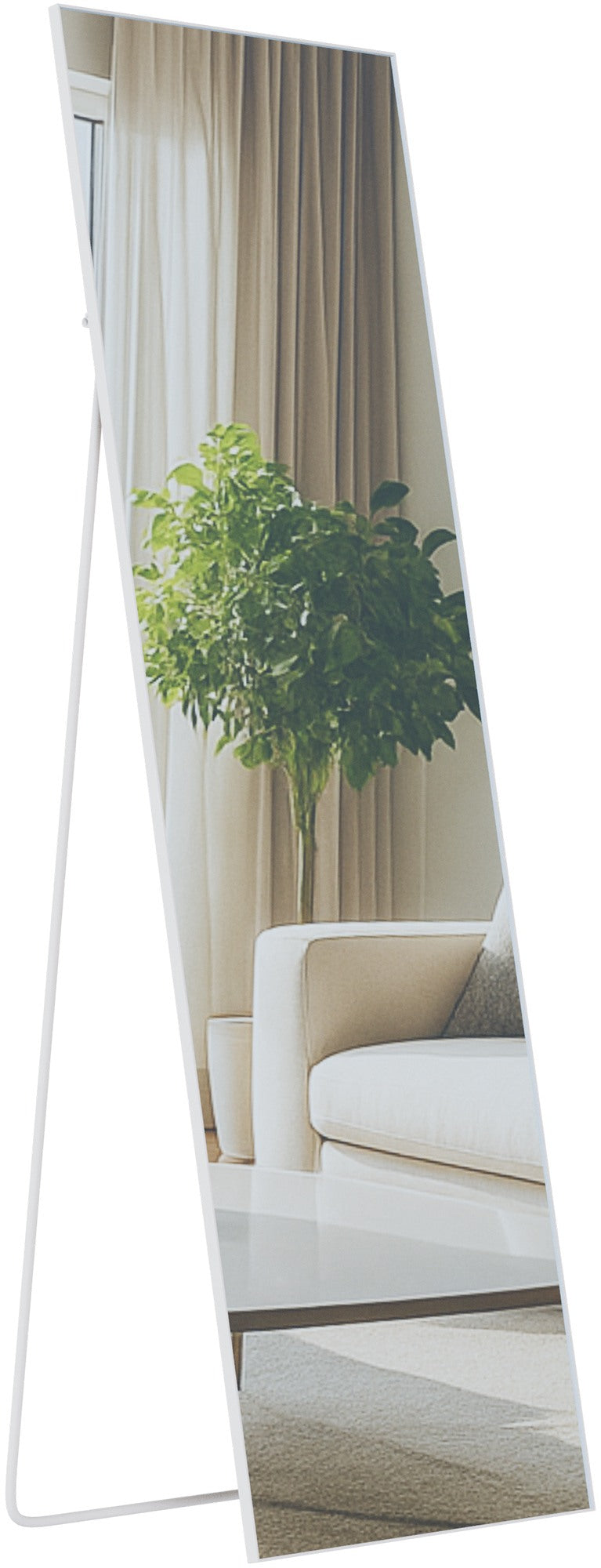 Spiegel Benicia 160x50 cm weiß matt