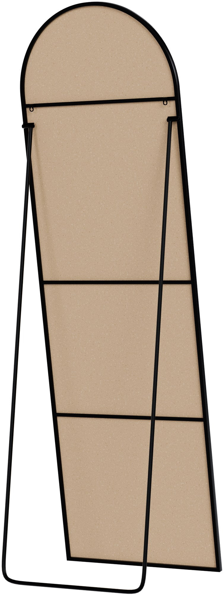 Spiegel Moline 160x50 cm schwarz-matt
