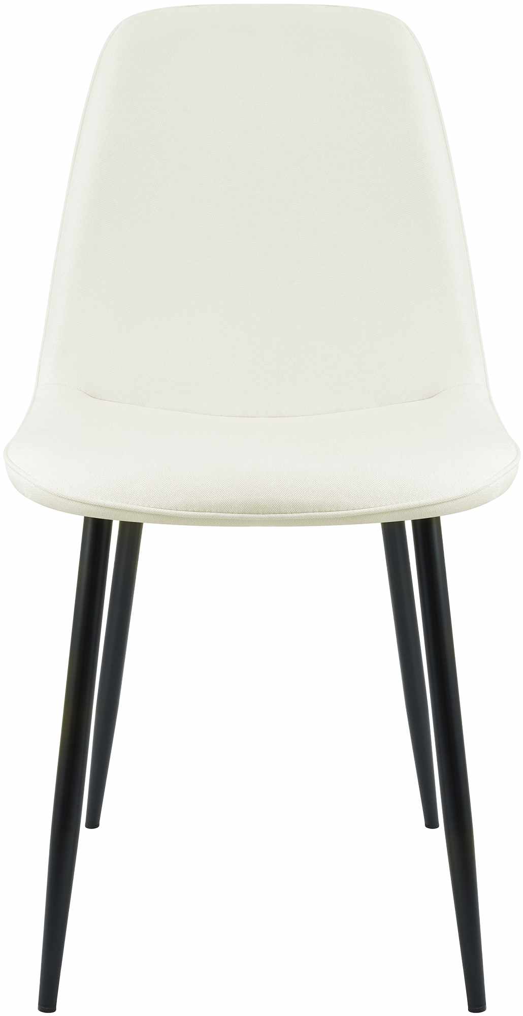 Set van 4 eetkamerstoelen Maryam creme,Stof creme