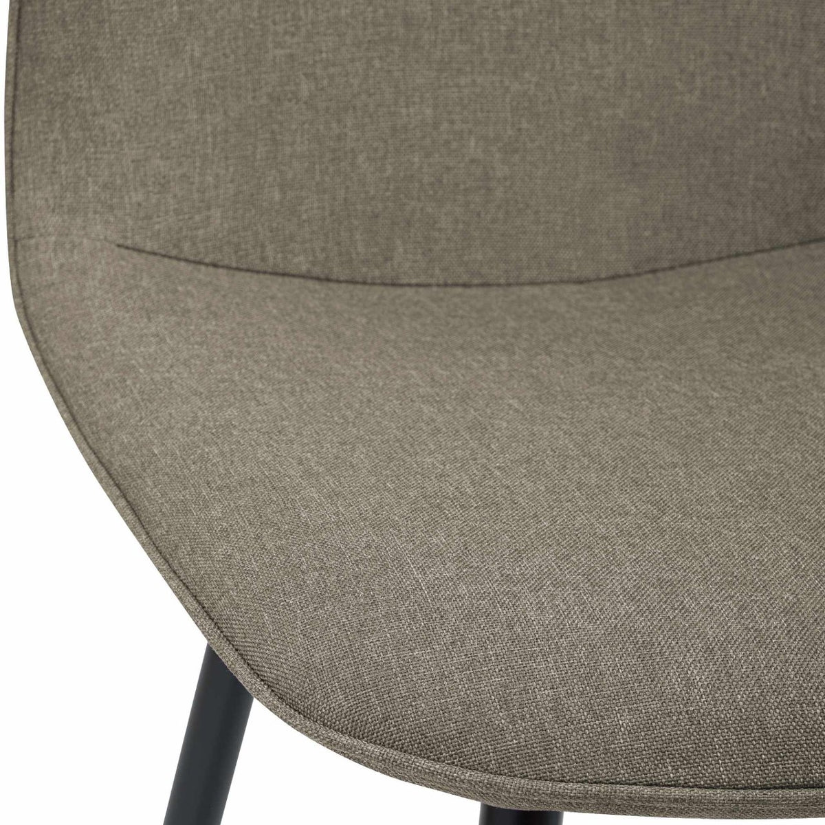 Set van 4 eetkamerstoelen Maryam taupe,Stof taupe