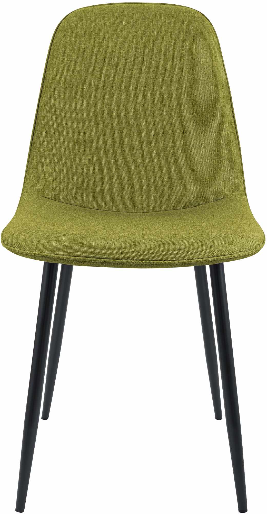 Set van 4 eetkamerstoelen Maryam groen,Stof grün