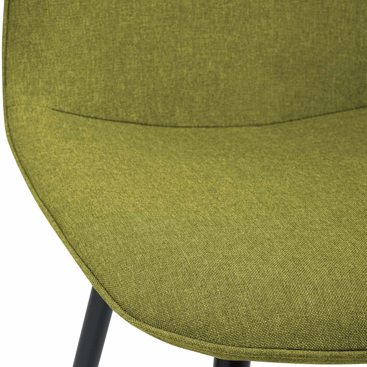 Set van 4 eetkamerstoelen Maryam groen,Stof grün
