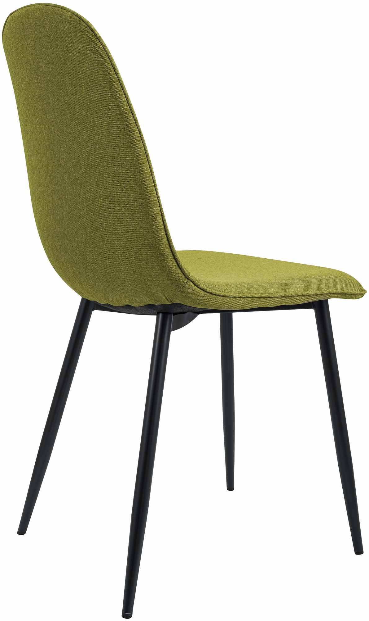 Set van 4 eetkamerstoelen Maryam groen,Stof grün