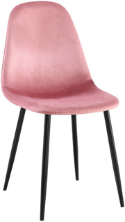 Eetkamerstoel Napier roze,Fluweel pink