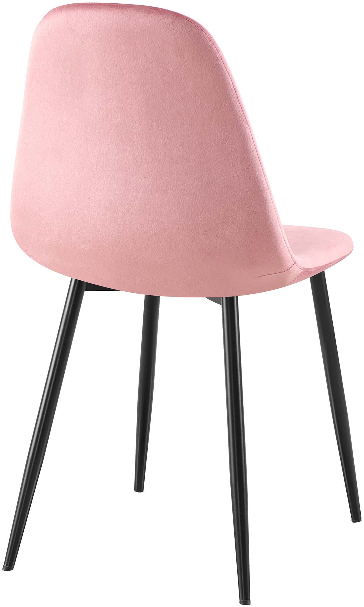 Eetkamerstoel Napier roze,Fluweel pink