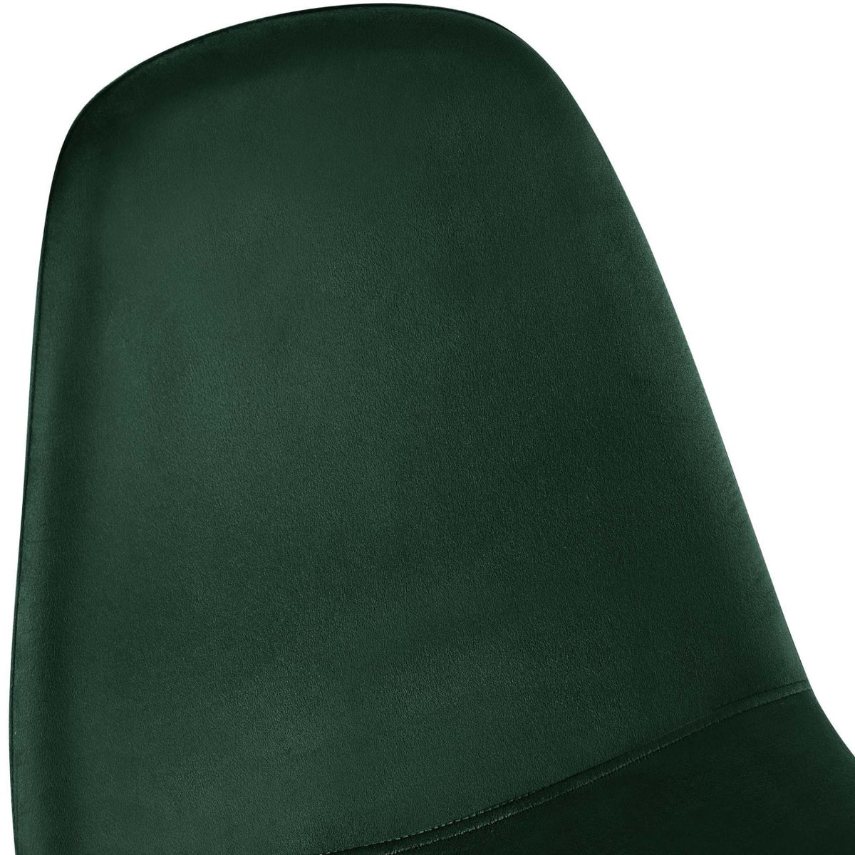 Set van 4 Napier eetkamerstoelen groen,Fluweel grün