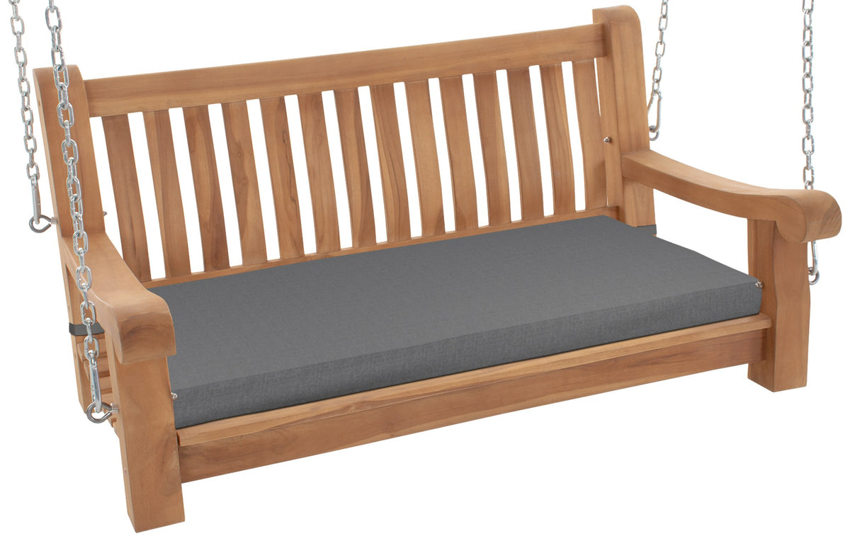Schommelbank Joyce met zitkussen donkergrijs,106x48x8 cm dunkelgrau