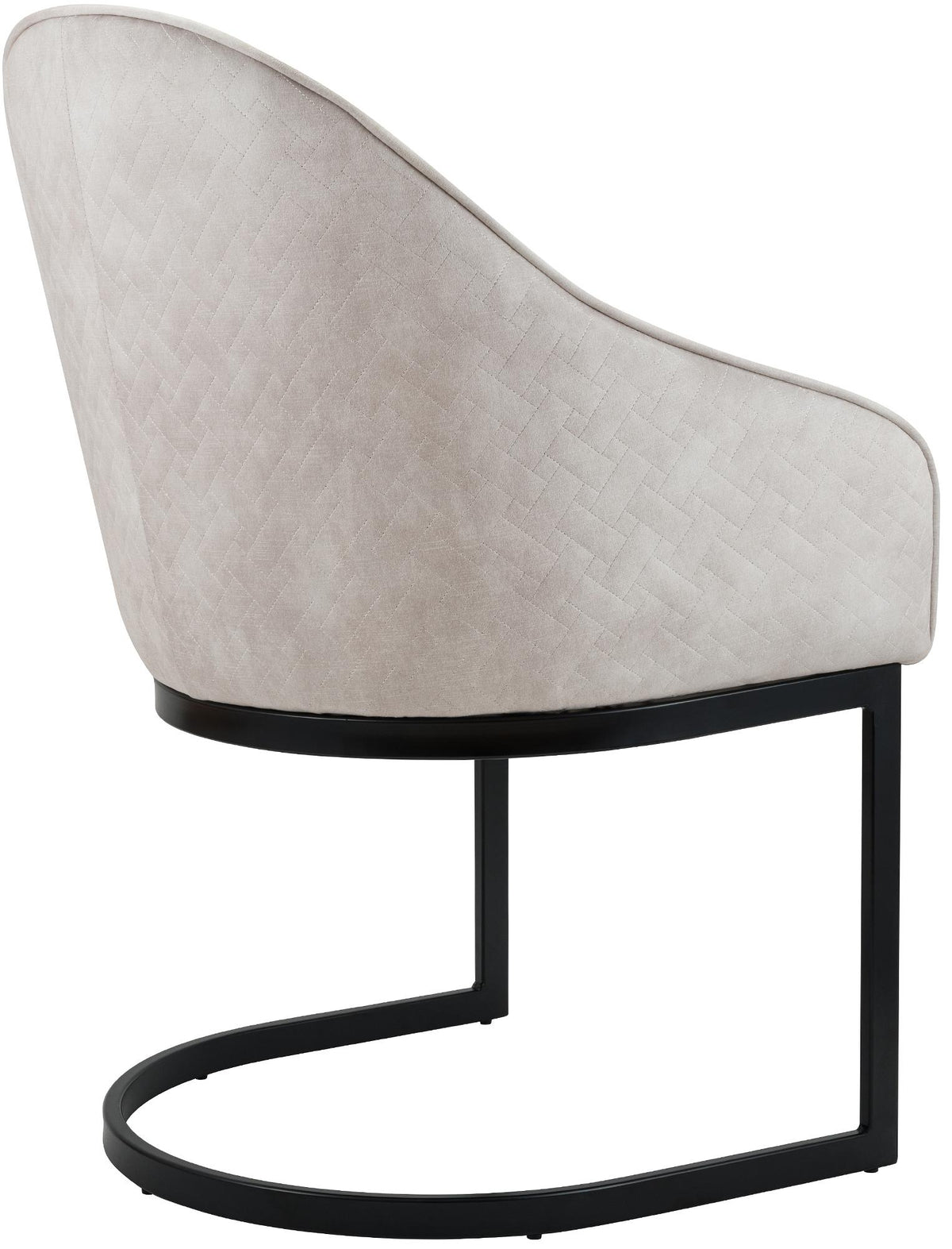 Eetkamerstoel Jarik Fluweel creme creme