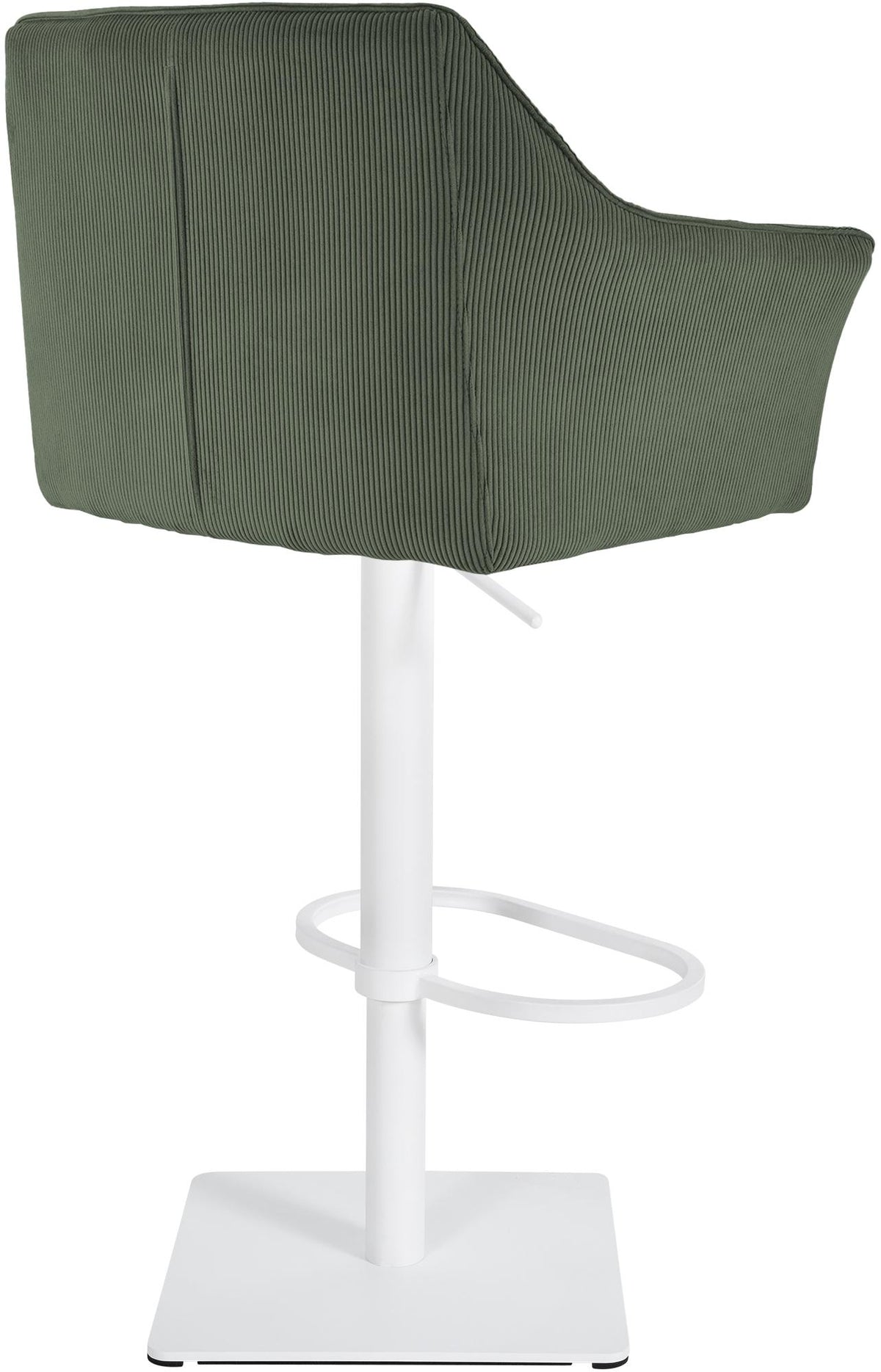 Barkruk Damaso Cord groen,wit grün