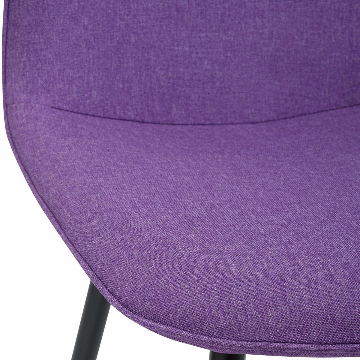 Set van 2 eetkamerstoelen Maryam purper,Stof lila