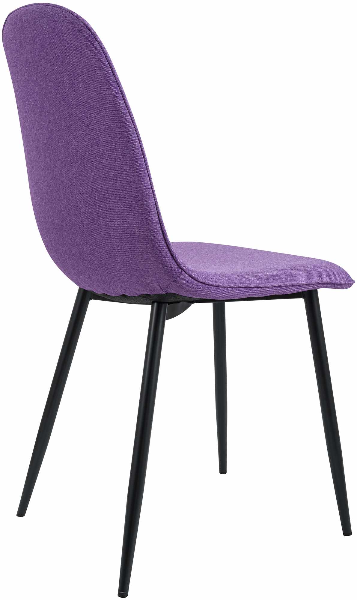 Set van 2 eetkamerstoelen Maryam purper,Stof lila
