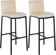 Set van 2 barkrukken Freeport creme,Kunstleer creme