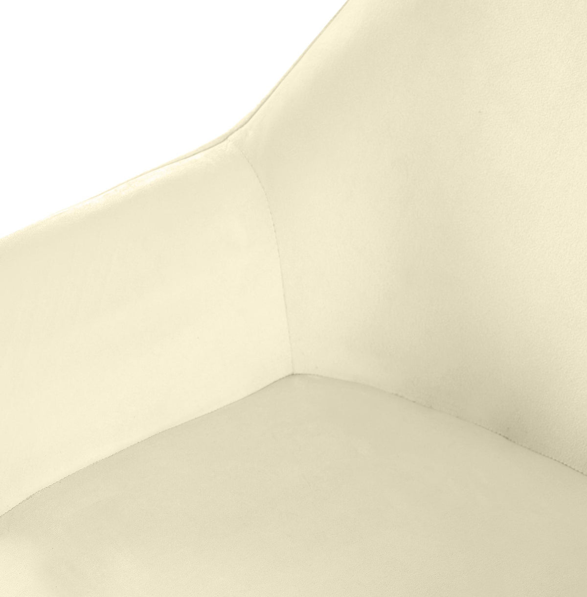 Esszimmerstuhl Vessa Samt creme