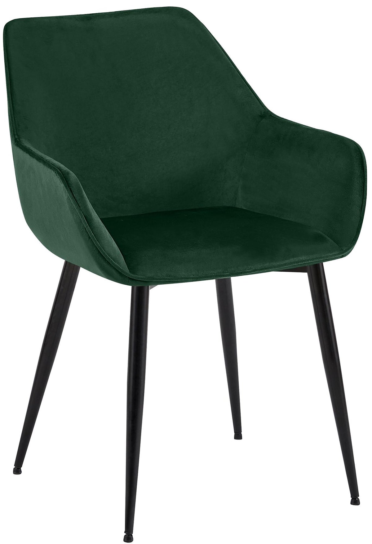 Eetkamerstoel Luena groen,Fluweel grün