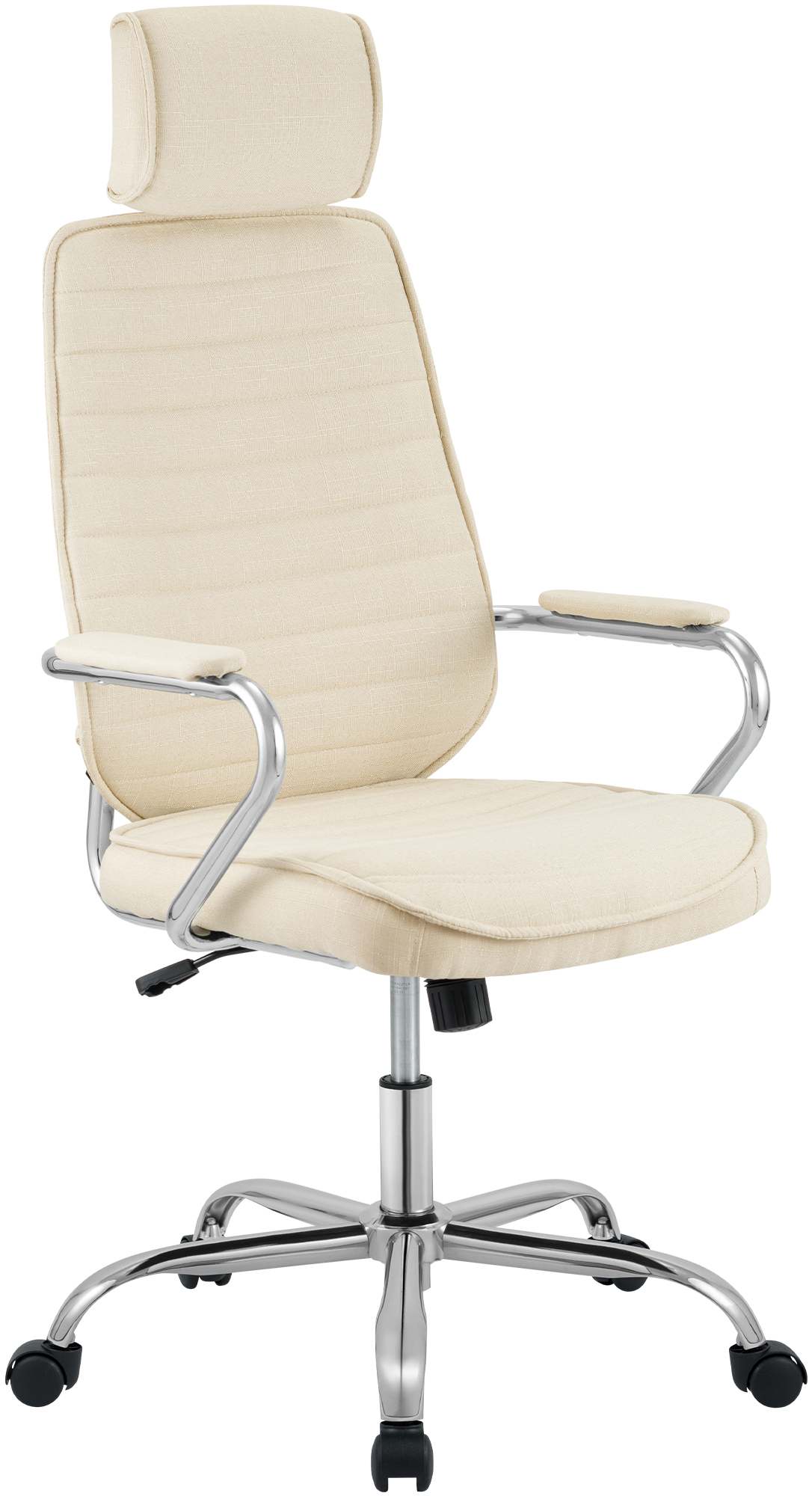 Bureaustoel Rako stof creme creme