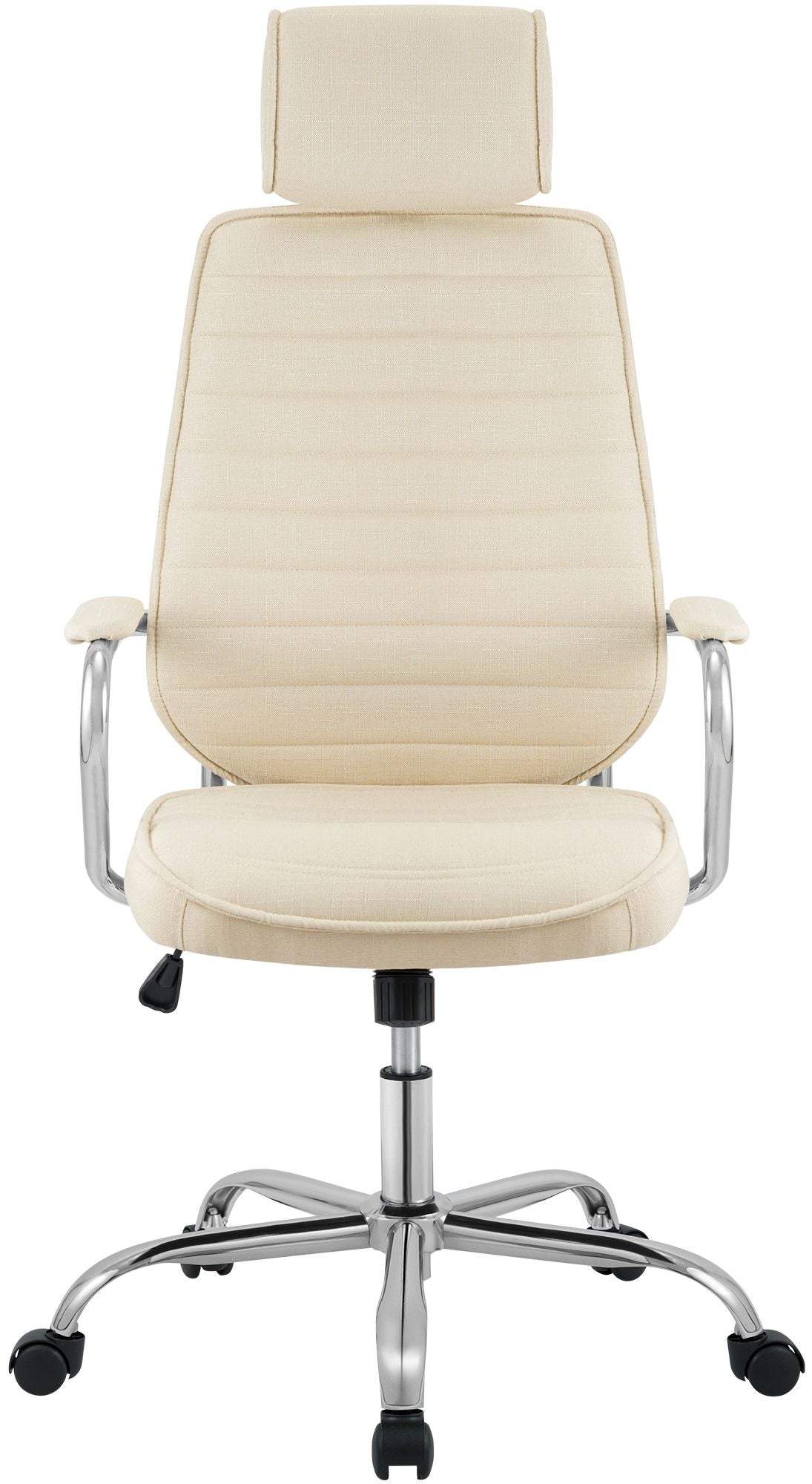 Bureaustoel Rako stof creme creme