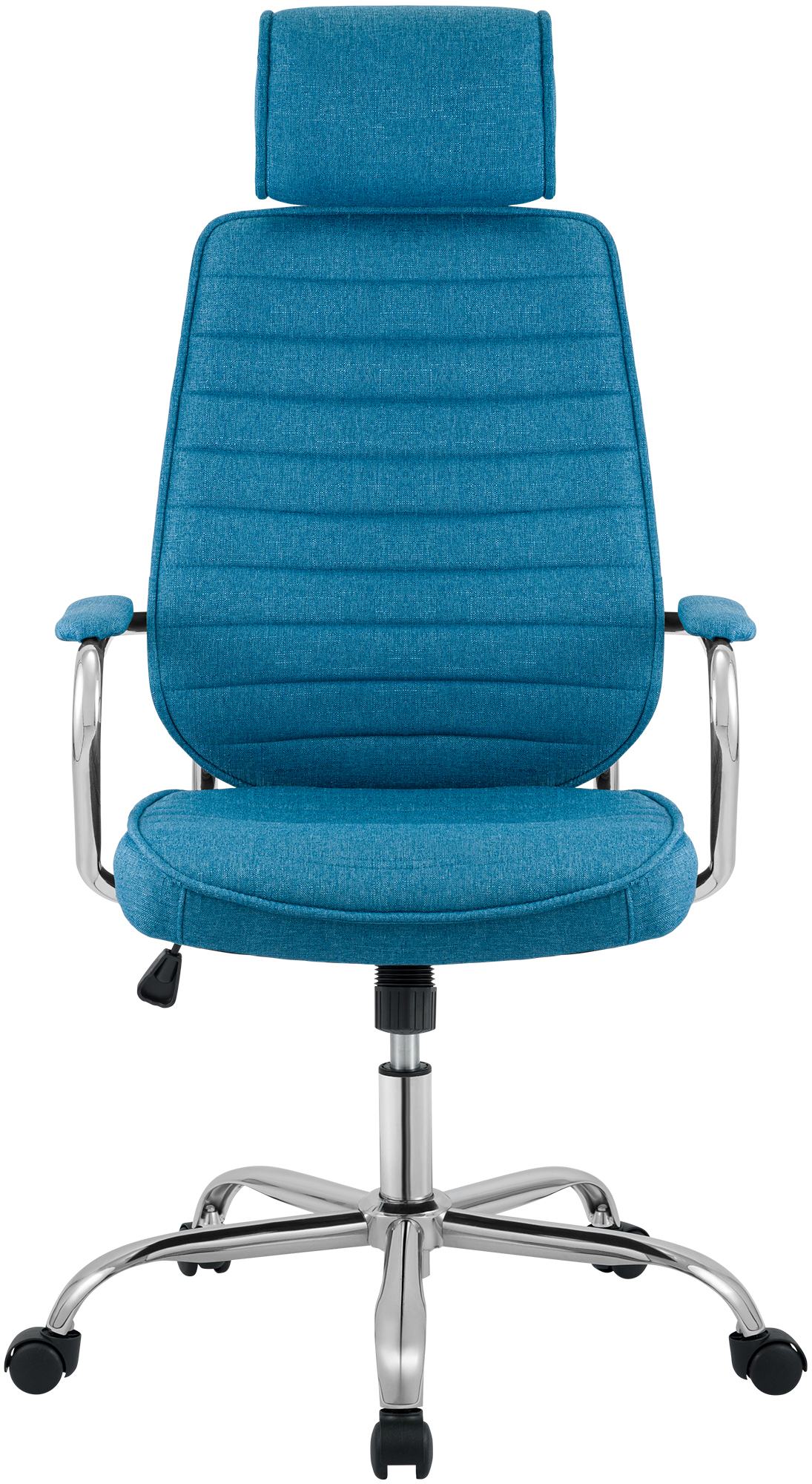 Bureaustoel Rako stof blauw blau