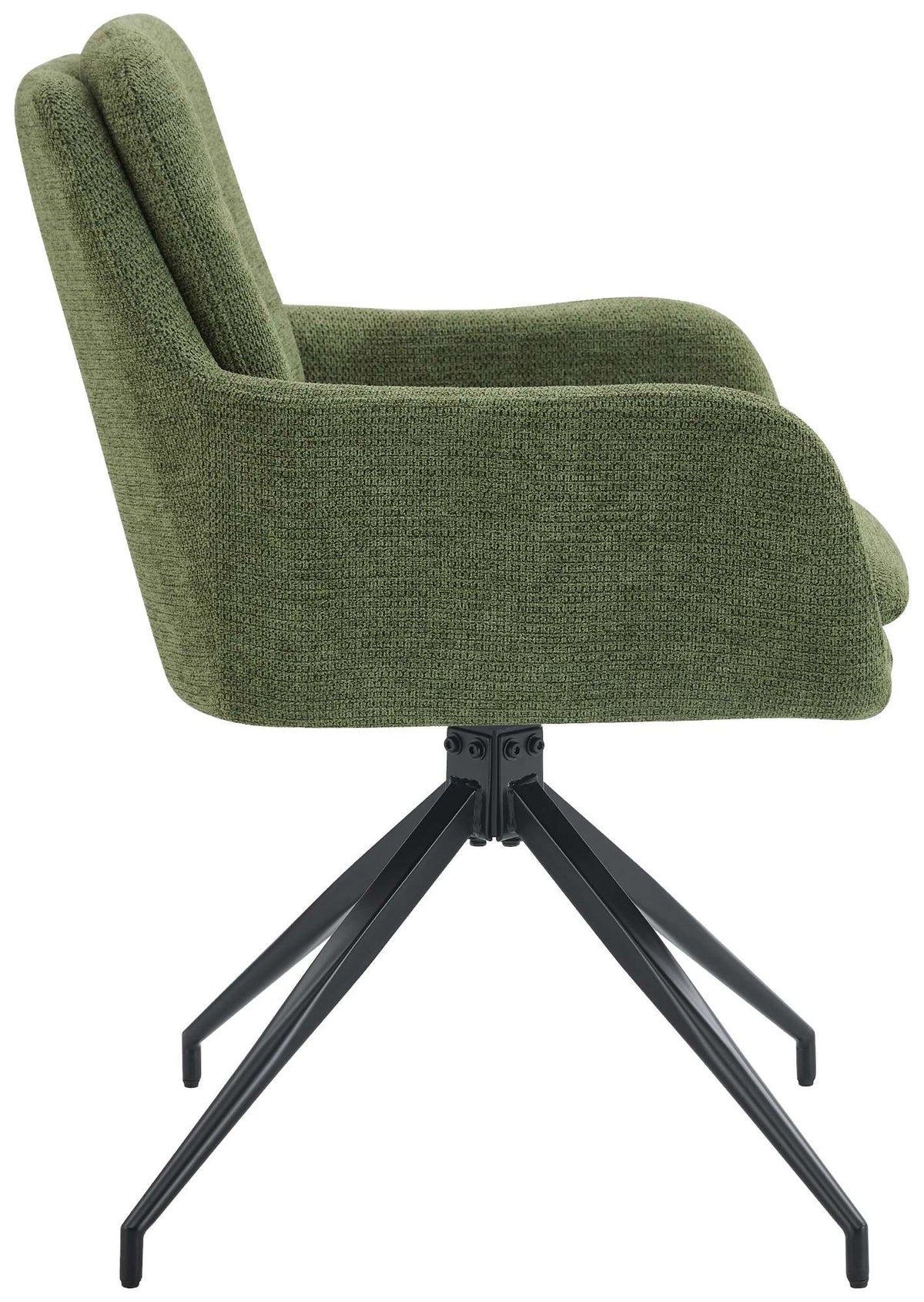 Set van 2 eetkamerstoelen Pickett stof groen grün
