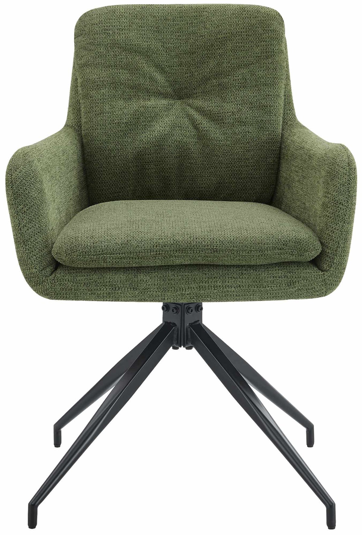 Set van 2 eetkamerstoelen Pickett stof groen grün