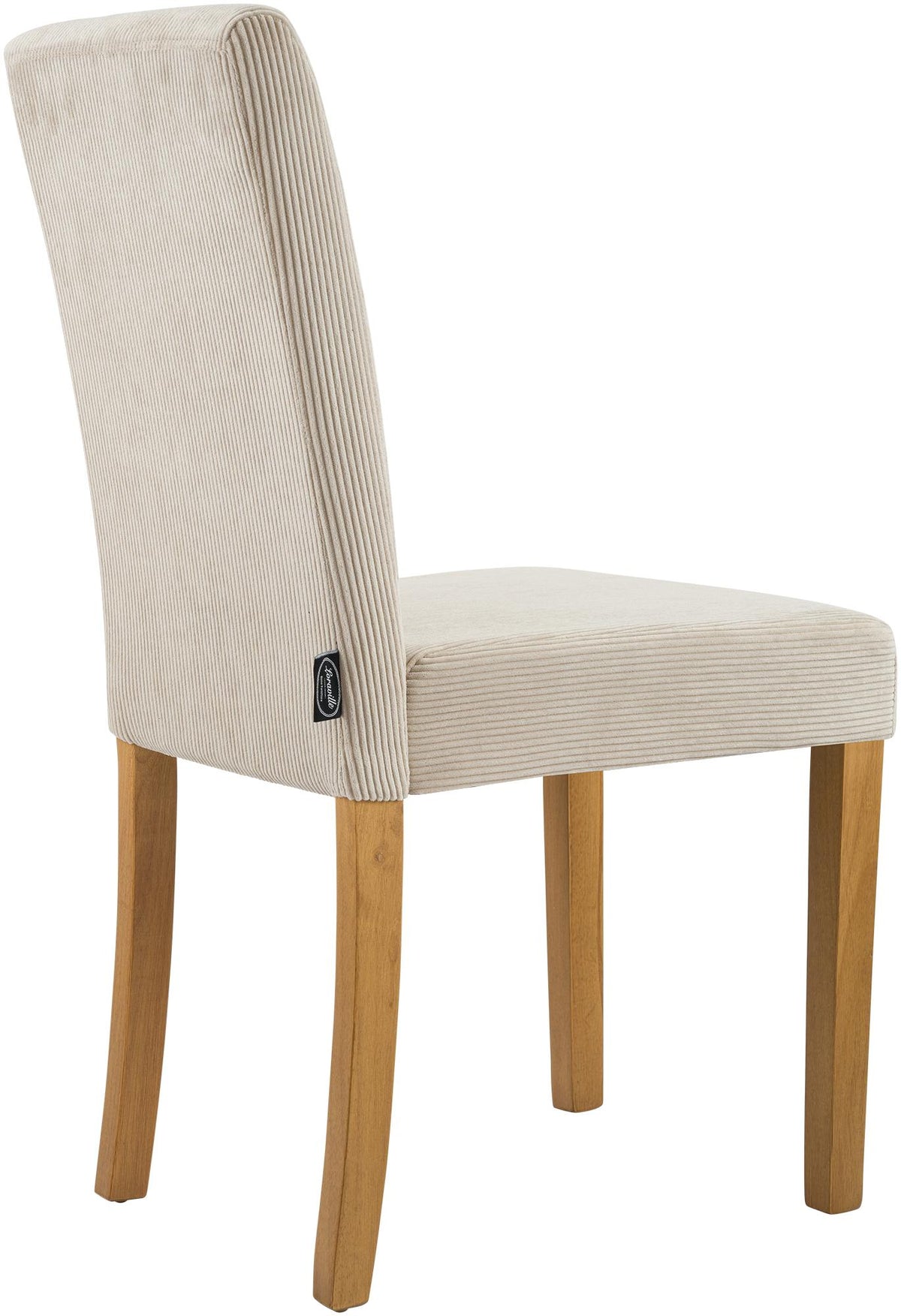 Set van 2 eetkamerstoelen Ina Cord licht bruin,antiek licht hellbraun