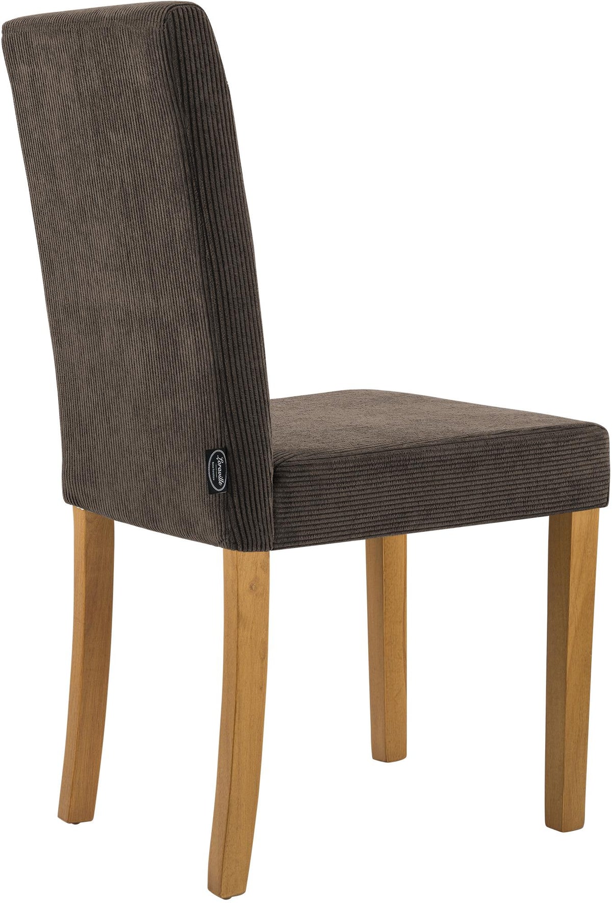 Set van 2 eetkamerstoelen Ina Cord bruin,antiek licht braun