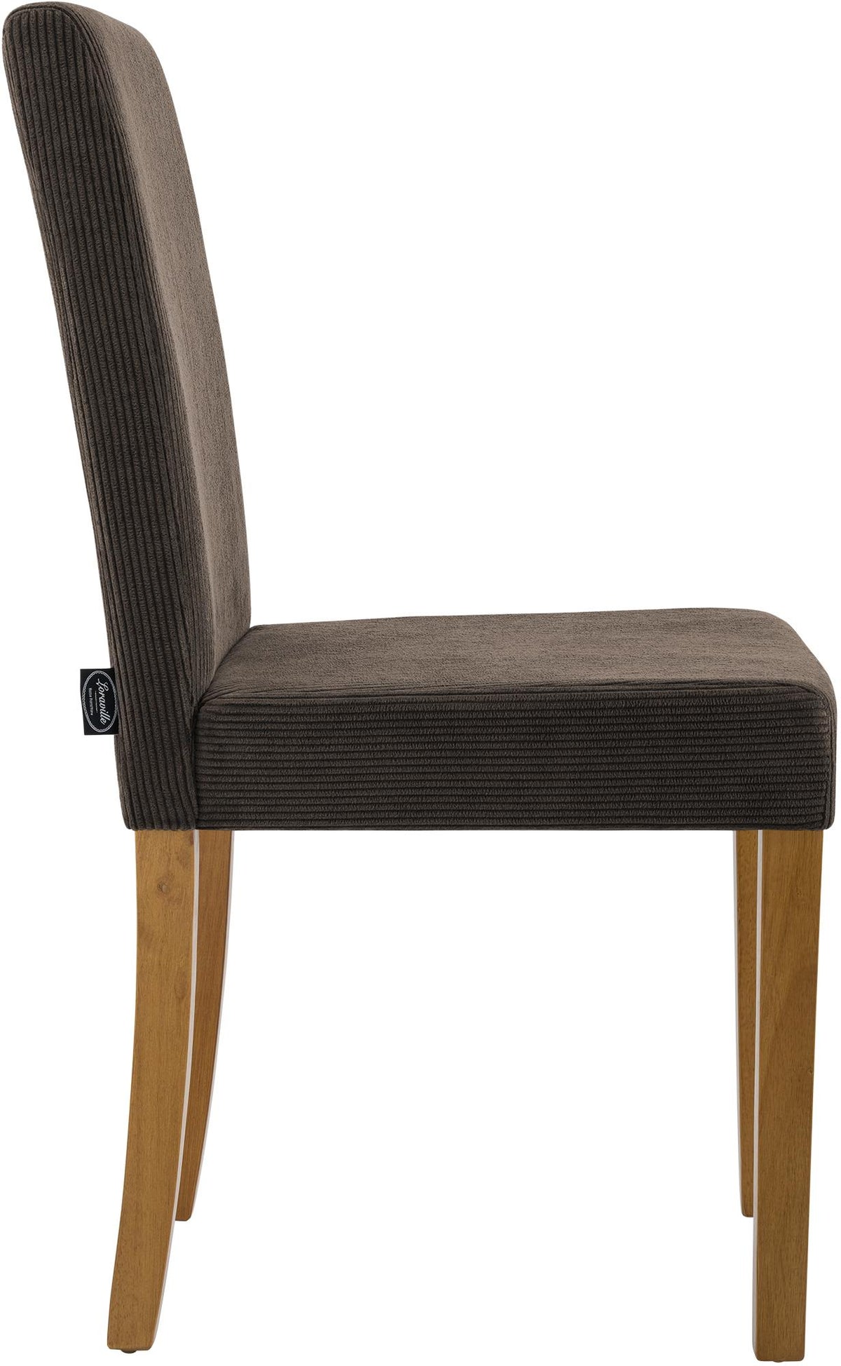 Set van 2 eetkamerstoelen Ina Cord bruin,antiek licht braun
