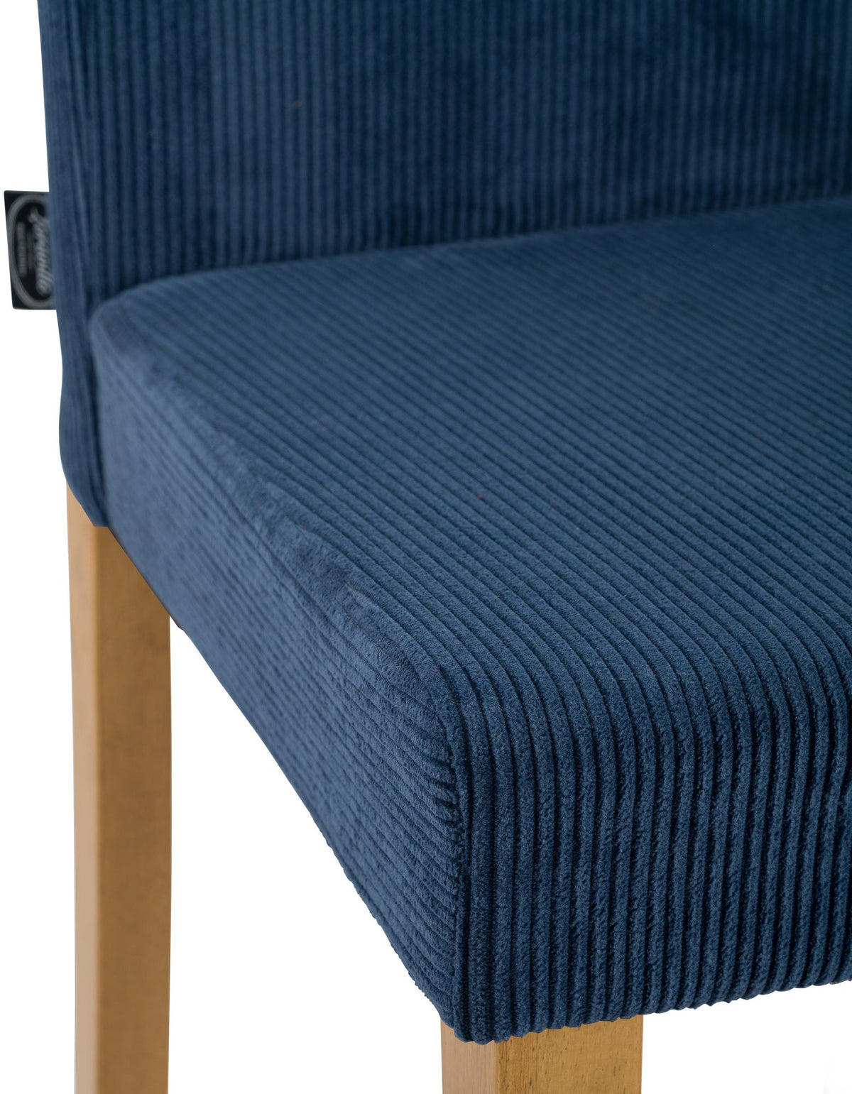 Set van 2 eetkamerstoelen Ina Cord blauw,antiek licht blau